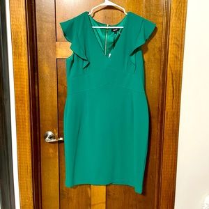 NWT- DKNY green dress - size 16